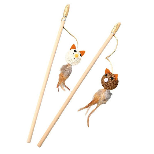 Hippie Pet кошачья игрушка, удочка с различными элементами