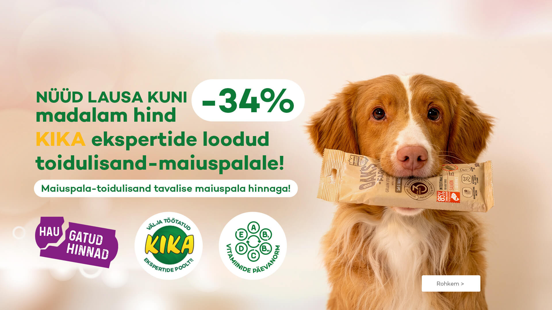 KIKA - Sumažinta skanėstų kaina