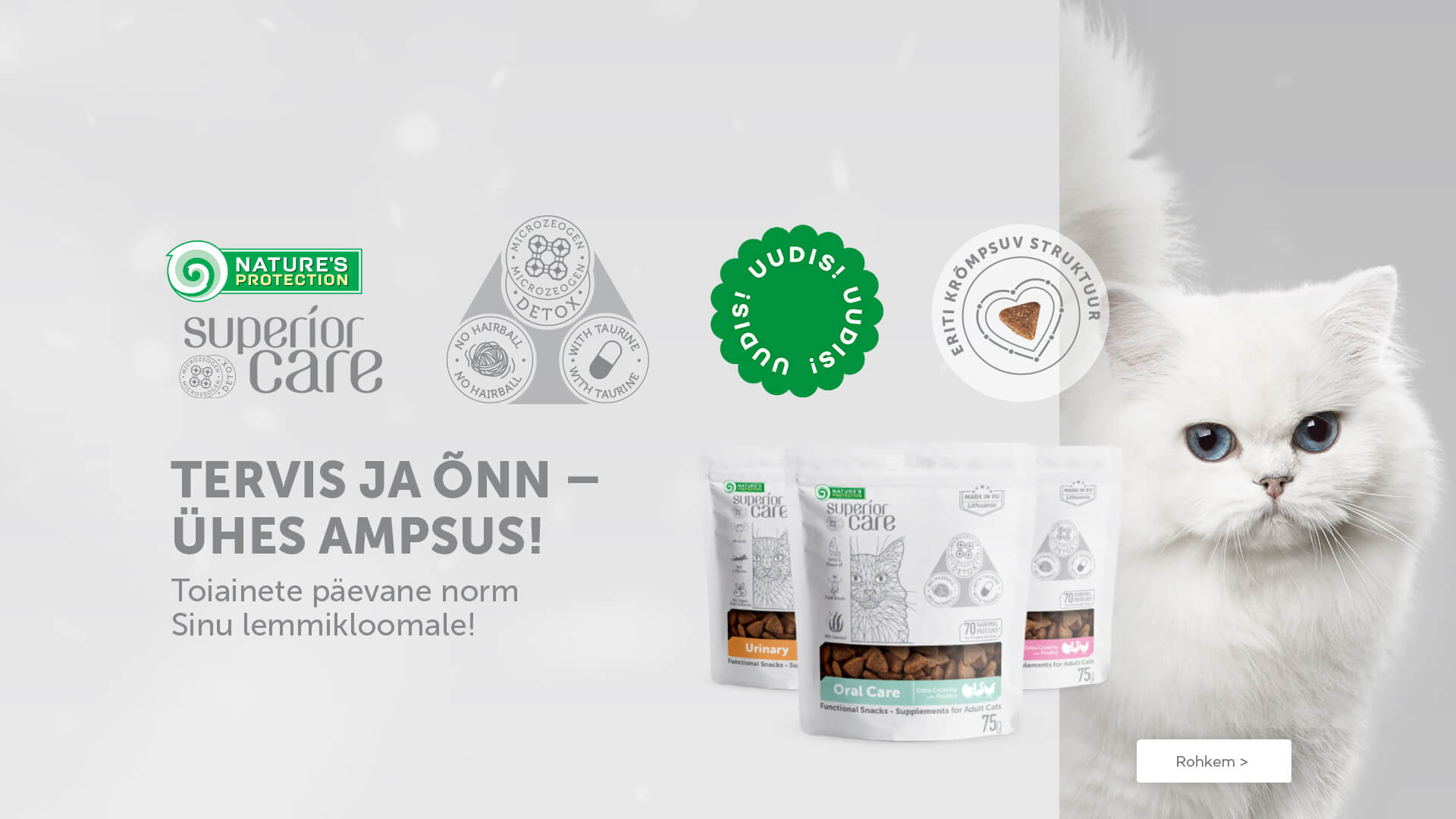 KIKA - nauji kačių skanėstai