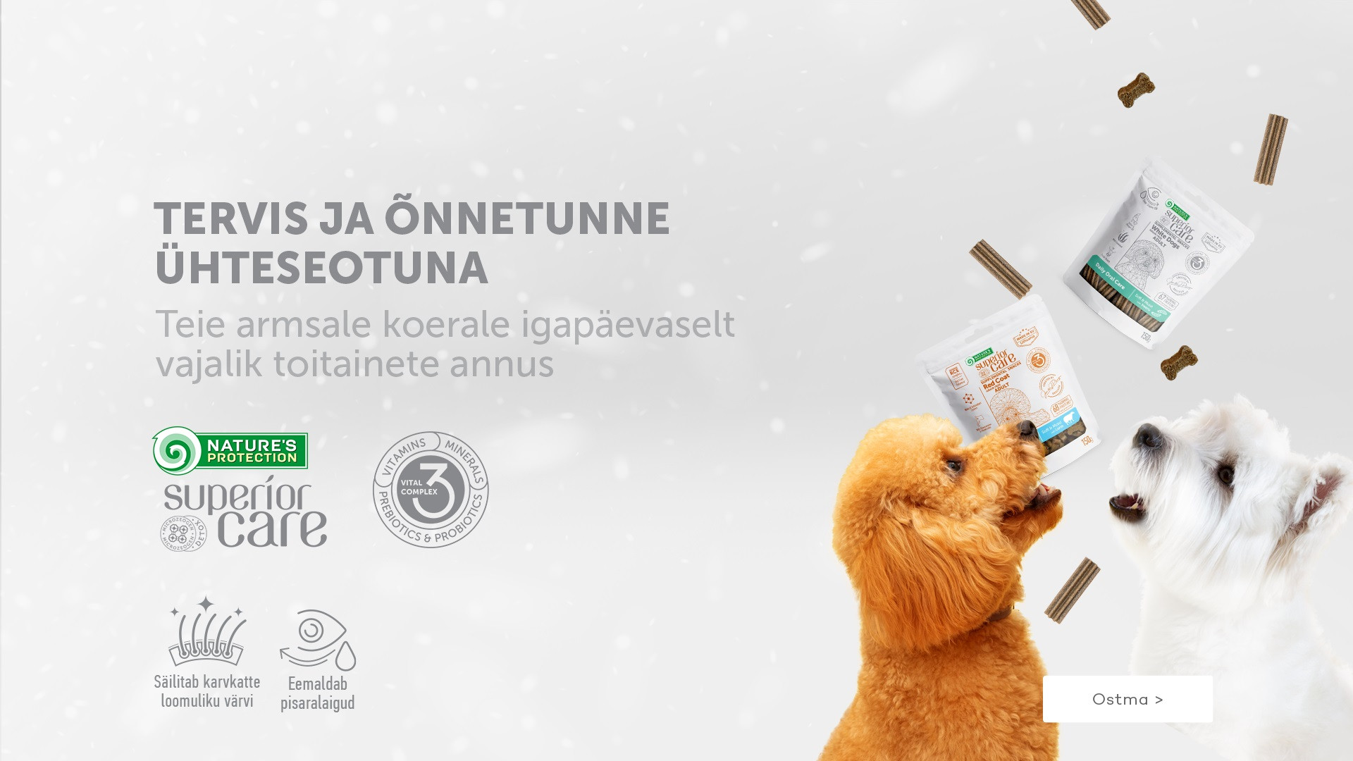 KIKA - nauji NP SC šunų skanėstai