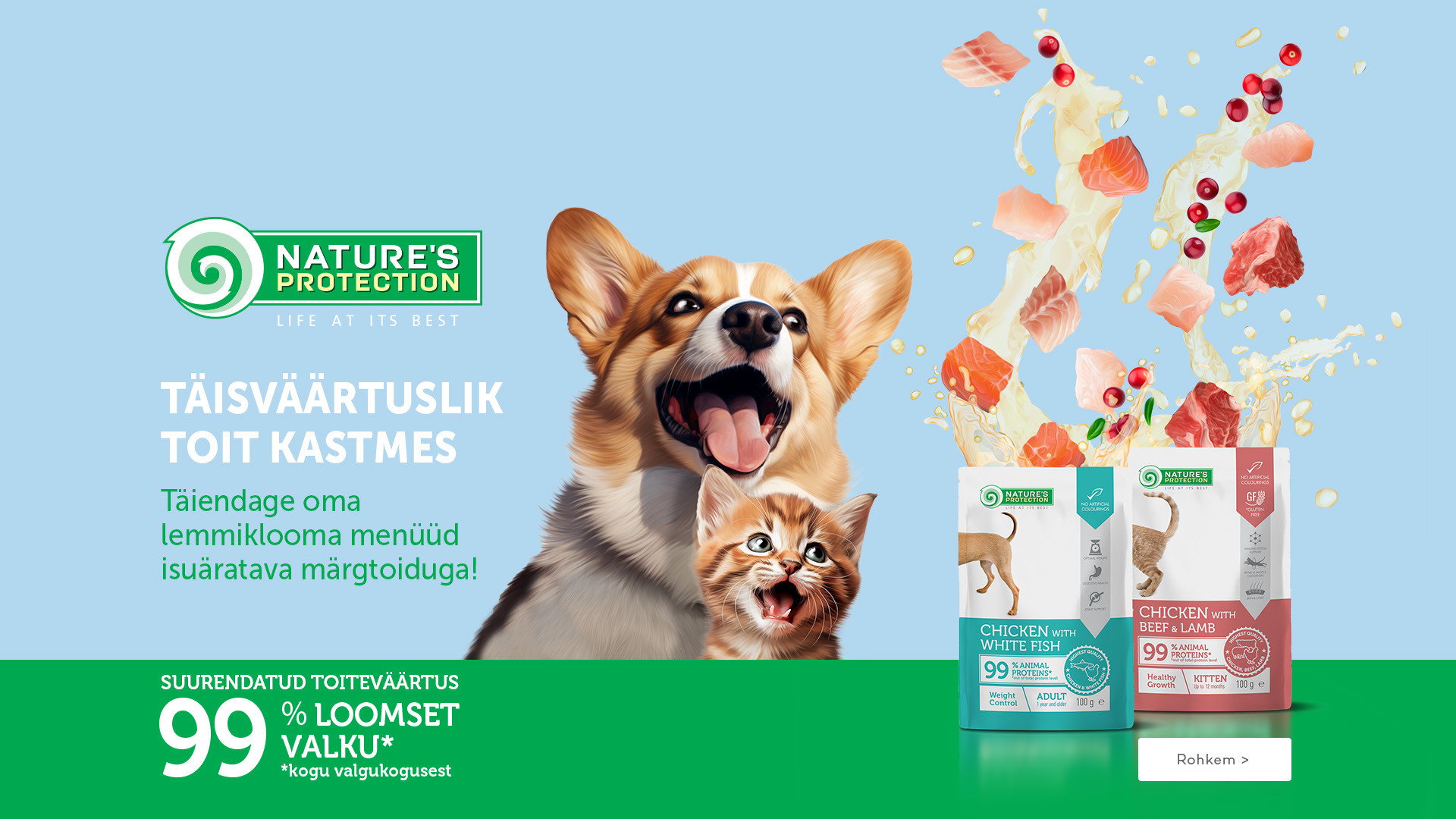 Nature's Protection täissööt kastmes
