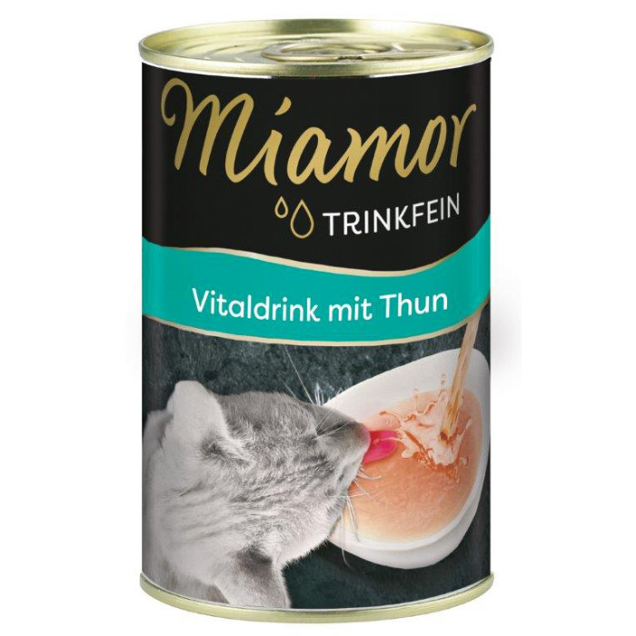 FINNERN MIAMOR Trinkfein Vitaldrink, пищевая добавка-напиток для взрослых кошек, с тунцом 
