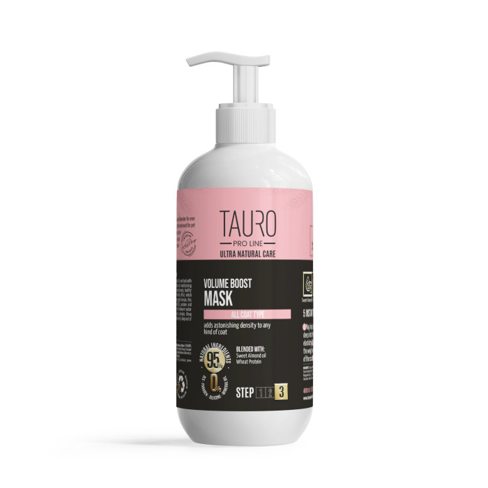 TAURO PRO LINE Ultra Natural Care маска для придания объема шерсти собак и кошек 