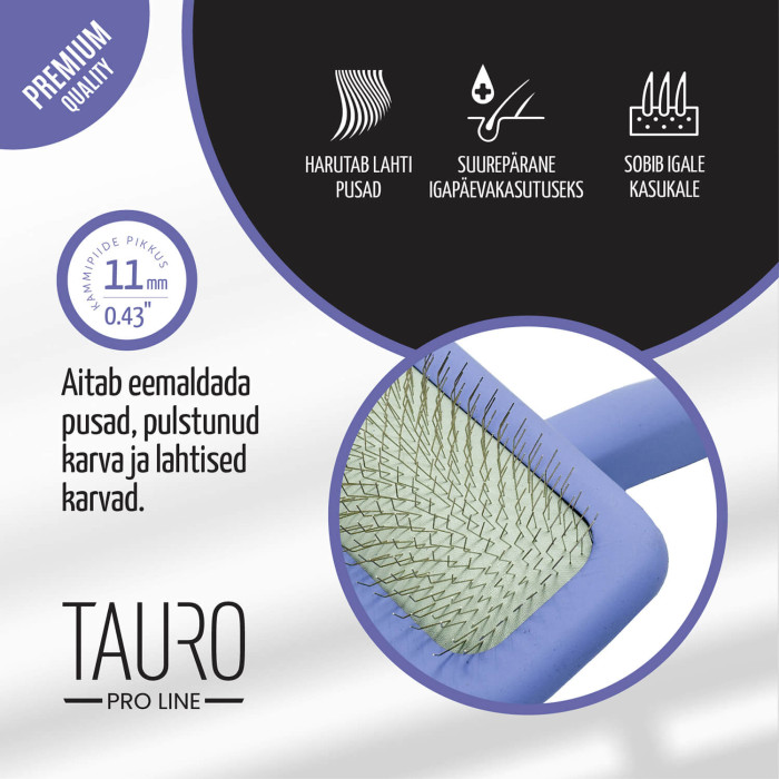 TAURO PRO LINE Hari puidust, ristkülikukujuline 