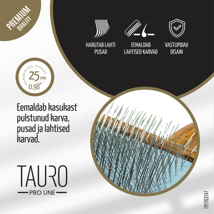 TAURO PRO LINE Hari pikakarvalistele lemmikloomadele 