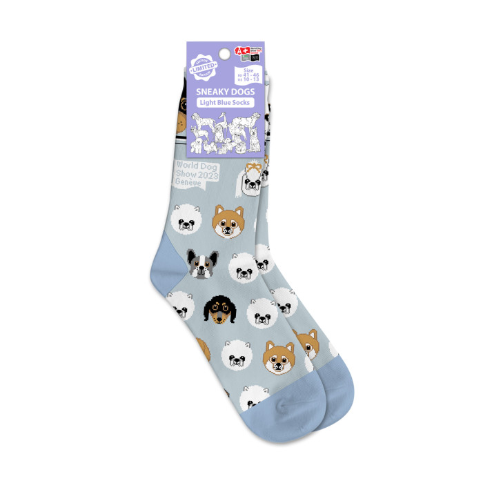 WORLD DOG SHOW носки из хлопка, с принтами в виде собачек 