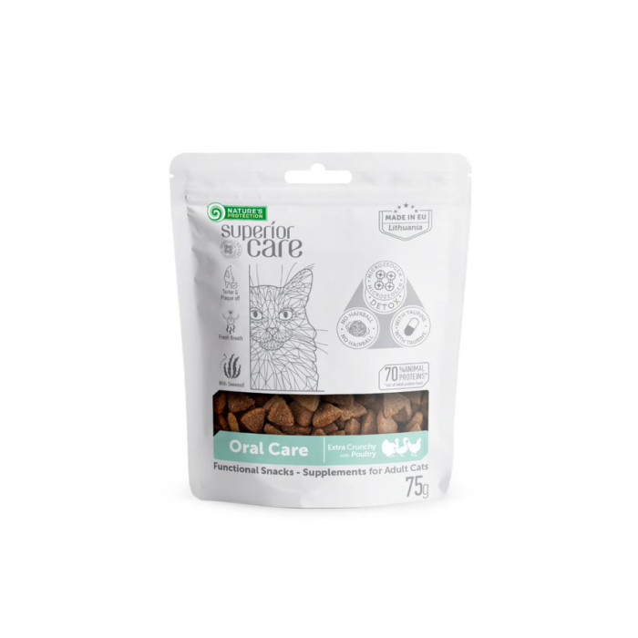 NATURE'S PROTECTION SUPERIOR CARE пищевая добавка-лакомство, с мясом домашней птицы, для поддер 