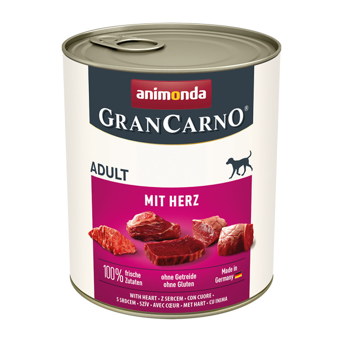 ANIMONDA GRANCARNO консервированный корм для взрослых собак, с сердечками 
