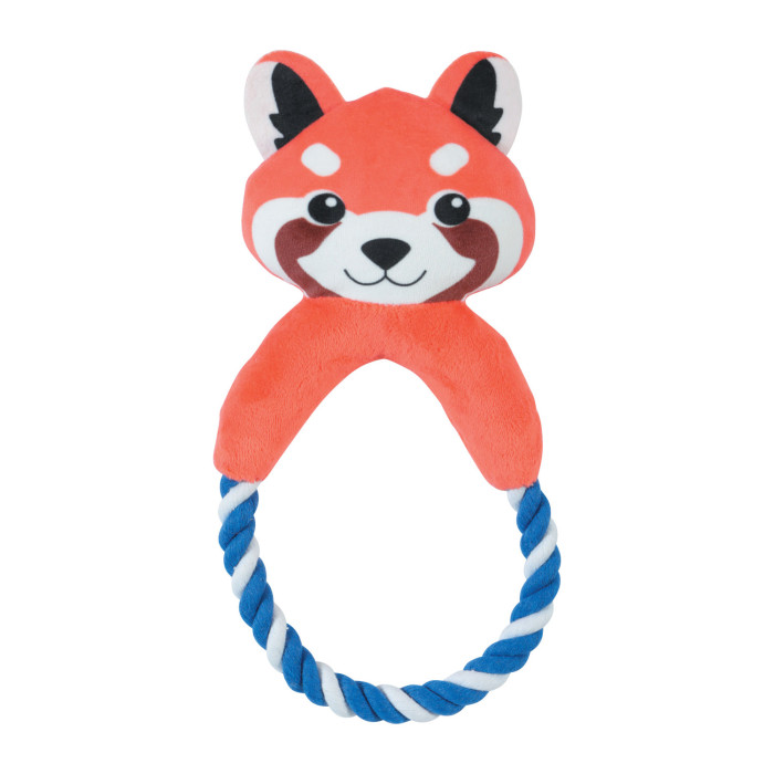 ZOLUX игрушка для домашних животных, панда с веревкой, 