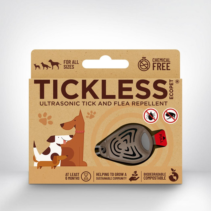 TICKLESS Eco Pet ультразвуковой кулон для домашних животных, защищающий от клещей и блох 