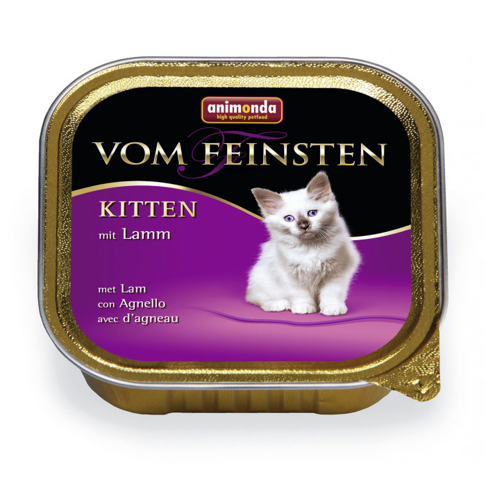 ANIMONDA Vom feinsten консервированный корм для молодых кошек, с бараниной 