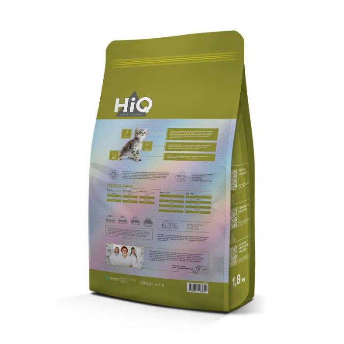 HIQ сухой корм для котят с птицей 