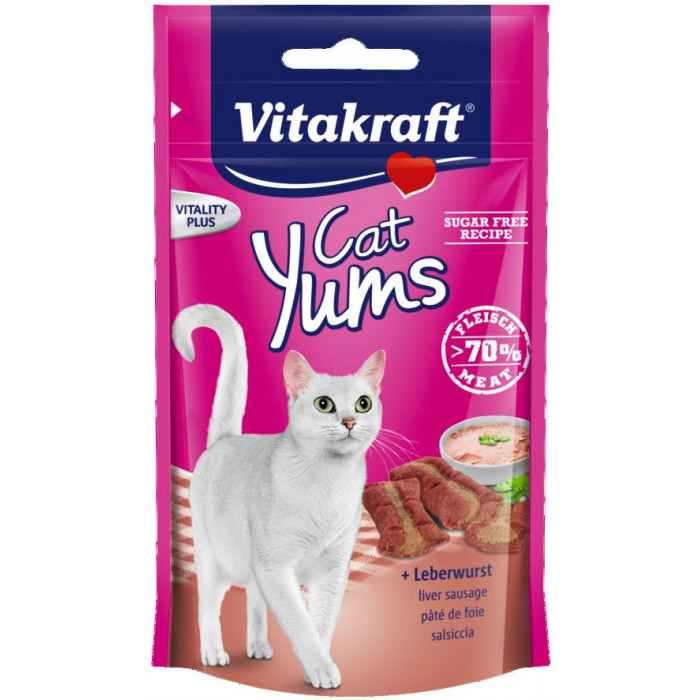 VITAKRAFT Cat Yums лакомство для кошек с печенью 