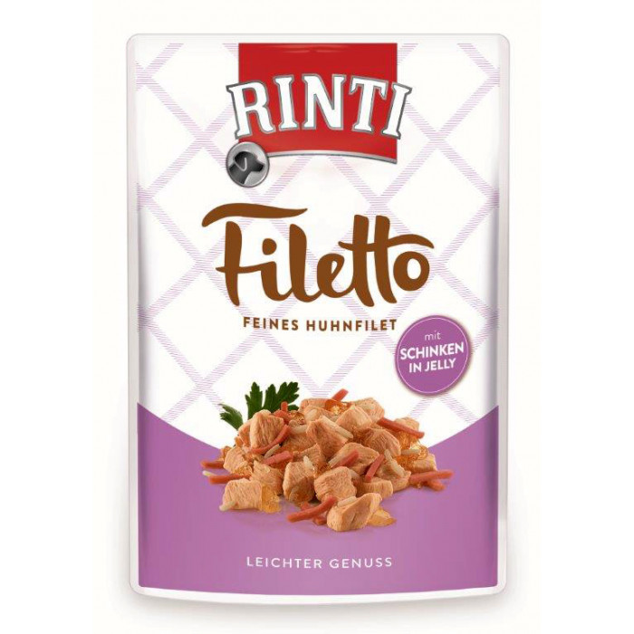 FINNERN MIAMOR RINTI FILETTO консервированный корм для взрослых собак, с курятиной и беконом 