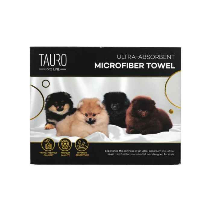 TAURO PRO LINE полотенце из микрофибры, высоковпитывающее, 80x160 cm 