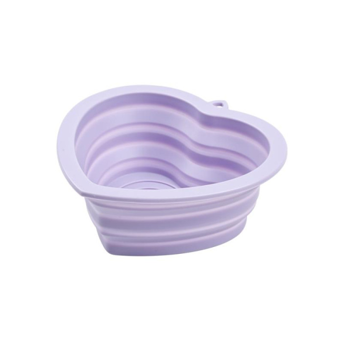 PET ADVANCE миска для домашних питомцев, в форме сердца, силиконовая, , 12,7x12,6x0,5 cм 
