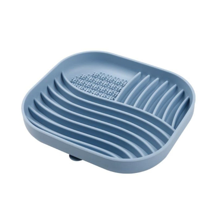 PET ADVANCE миска для медленного кормления домашних питомцев, силиконовая, 21x18x3 cм 