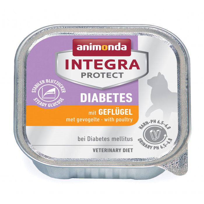 ANIMONDA Integra Diabetes консервированный корм для взрослых кошек, с мясом домашней птицы 