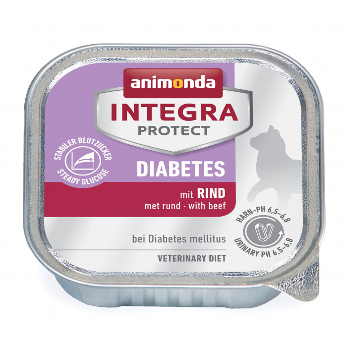 ANIMONDA Integra Diabetes консервированный корм для взрослых кошек, с говядиной 
