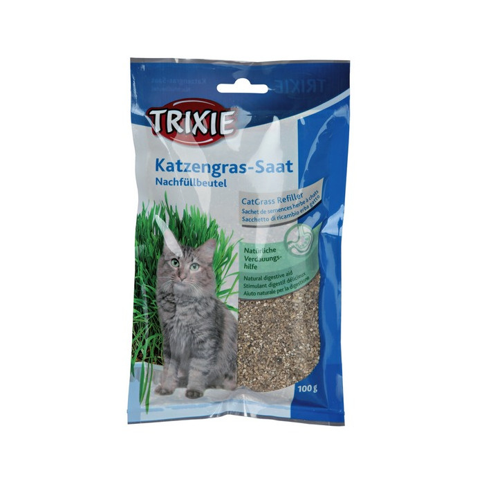 TRIXIE Bio cat grass натуральная трава для кошек 