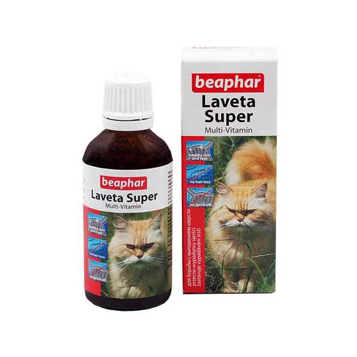 BEAPHAR Laveta super cat витамины для кошек 