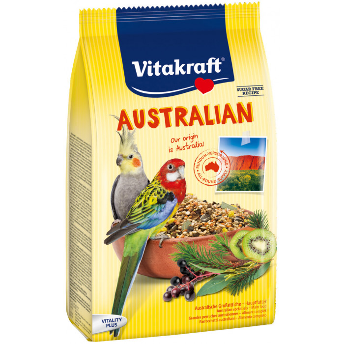 VITAKRAFT MR Australian корм с эвкалиптом для попугаев среднего размера 