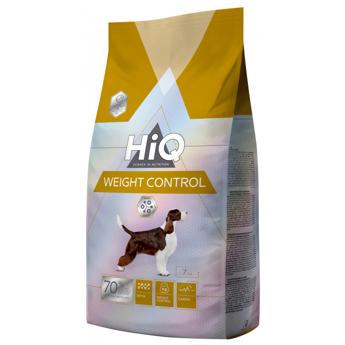 HIQ сухой корм для взрослых собак всех пород, для контроля веса 