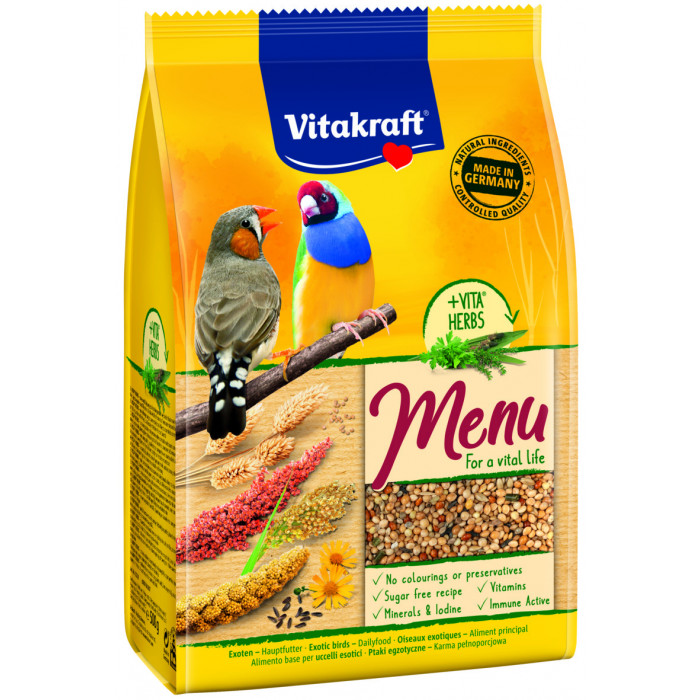 VITAKRAFT Premium Menu toit eksootilistele lindudele 