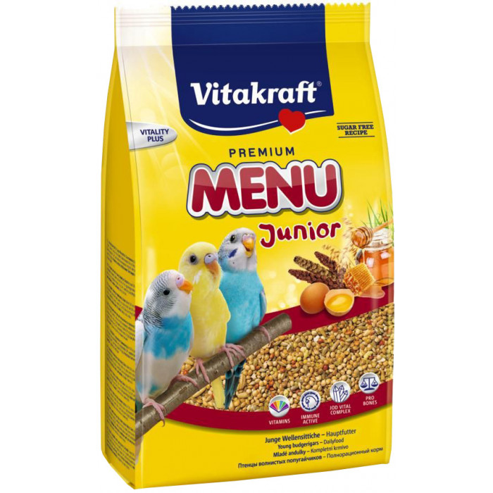 VITAKRAFT Menu Budgies Kids корм для волнистых попуагев 