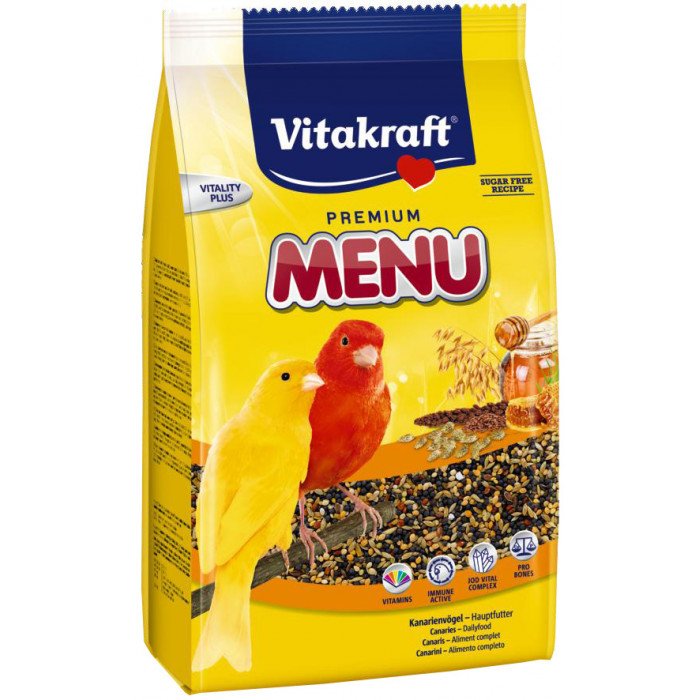 VITAKRAFT Menu Vital Honey корм для канареек 