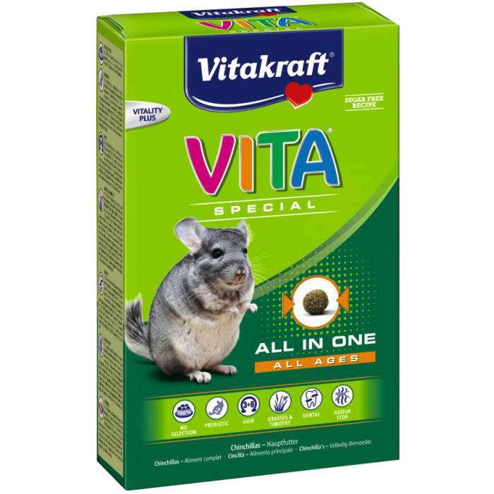 VITAKRAFT Vita Special toit tšintšiljadele 