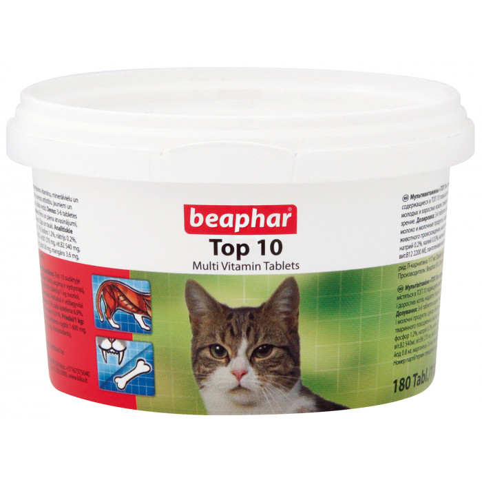 BEAPHAR Top-10 cat пищевая добавка для кошек 