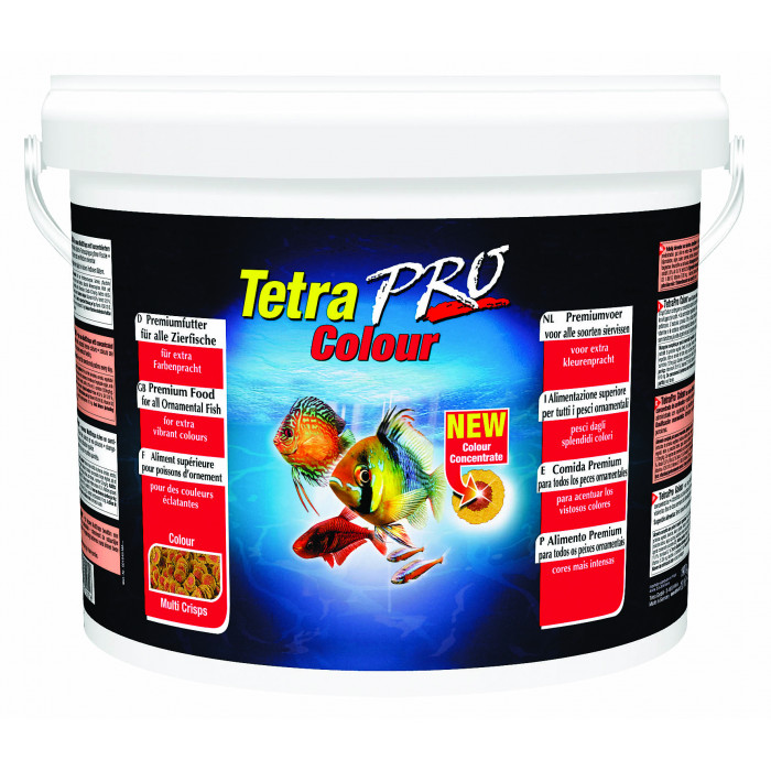 TETRA Sööt Pro Colour MultiCrisps värvi tugevdav sööt 