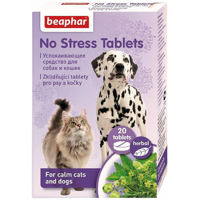 BEAPHAR No Stress пищевая добавка для собак и кошек 