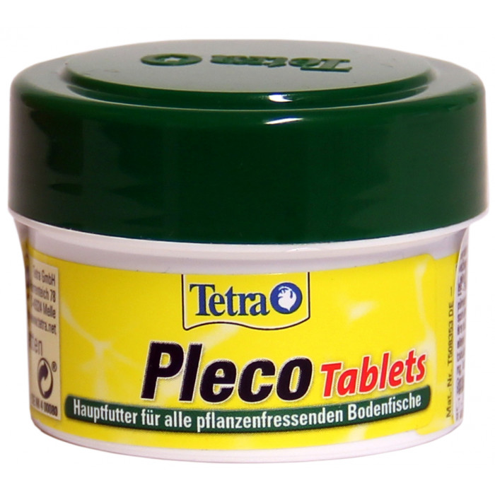 TETRA Pleco Tablets корм для растительноядных аквариумных рыбок,  