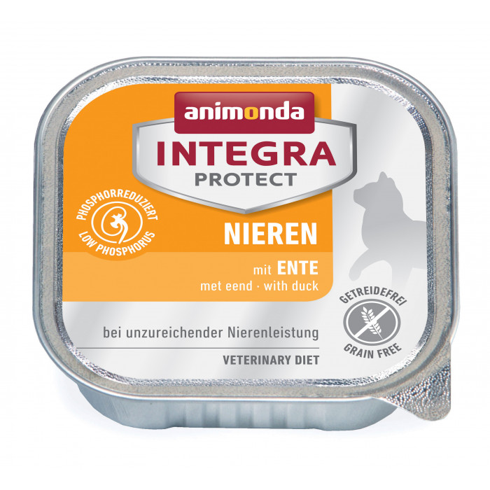 ANIMONDA Integra Renal консервированный корм для взрослых кошек, с утятиной 