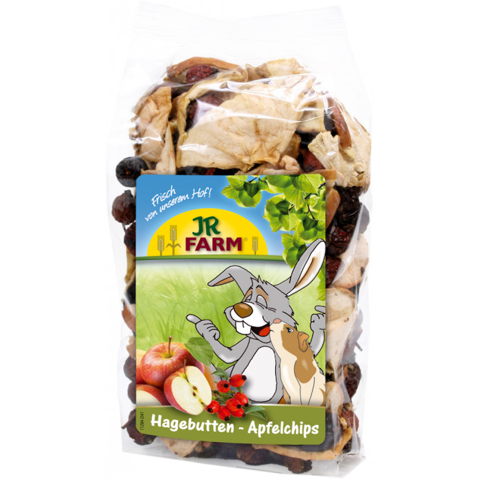 JR FARM пищевая добавка для грызунов, с яблоками и шиповником 