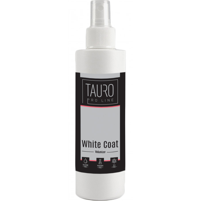 TAURO PRO LINE White Coat, шампунь для придания объема шерсти собак и кошек белого окраса 