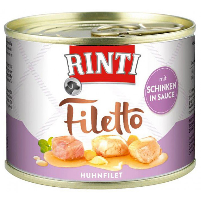 FINNERN MIAMOR RINTI FILETTO консервированный корм для взрослых собак, с курятиной и беконом 
