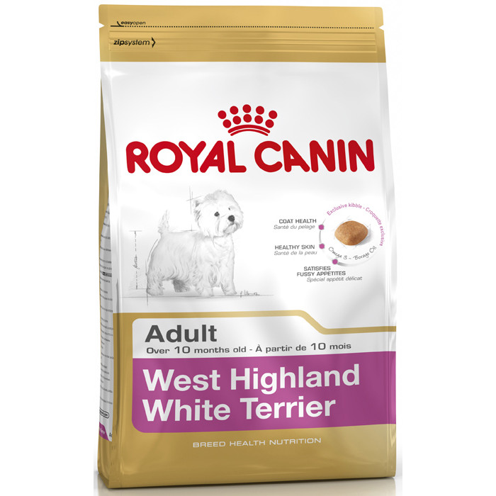 ROYAL CANIN сухой корм для взрослых собак породы вест-хайленд-уайт-терьер 