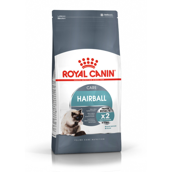 ROYAL CANIN сухой корм для взрослых длинношерстных кошек, предотвращающий образование комков шерсти в желудке 