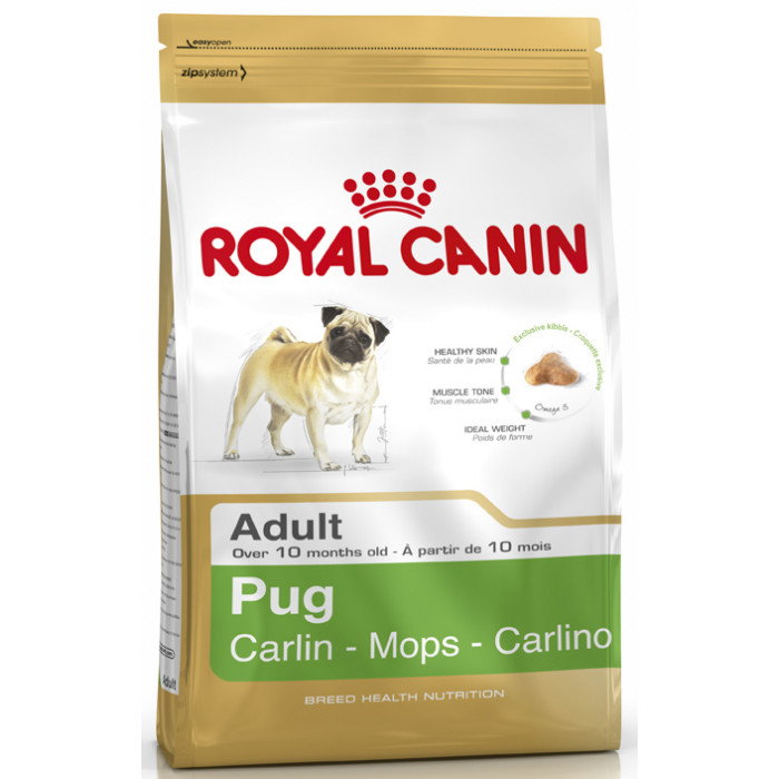 ROYAL CANIN сухой корм для взрослых собак породы мопс 