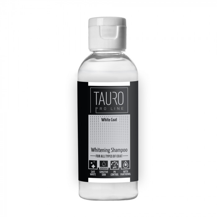 TAURO PRO LINE White Coat, helendav šampoon valgekarvalisele koerale ja kassile 