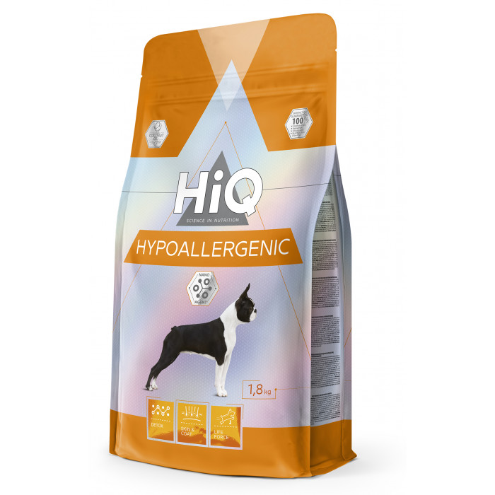 HIQ сухой корм для взрослых собак всех пород с чувствительным пищеварением  
