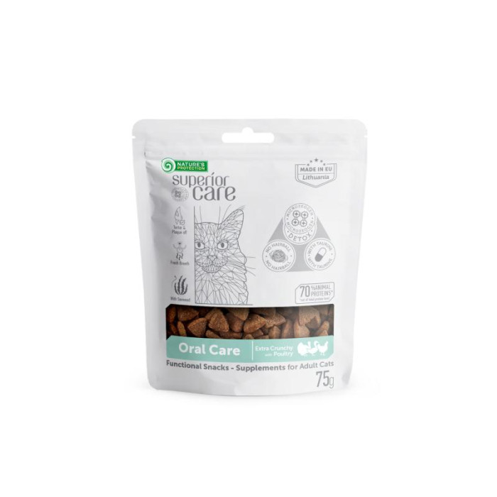 NATURE'S PROTECTION SUPERIOR CARE пищевая добавка-лакомство, с мясом домашней птицы, для поддер 