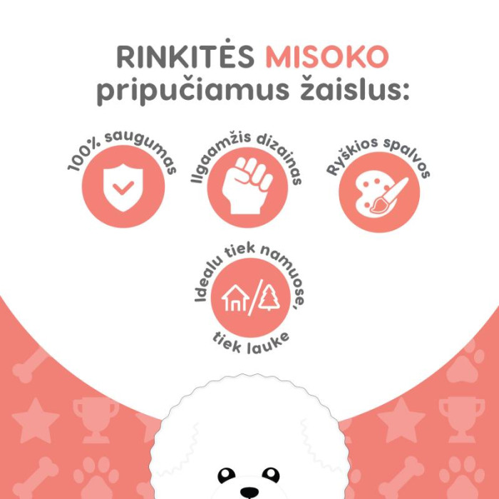 MISOKO Koera mänguasi 