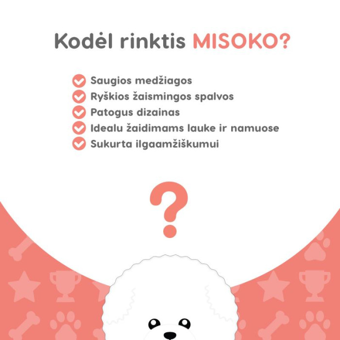 MISOKO Koera mänguasi 