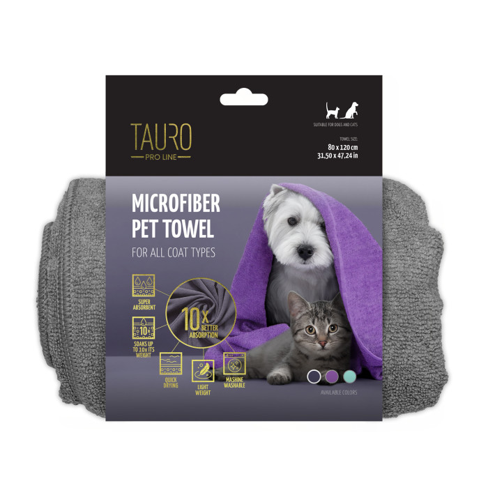 TAURO PRO LINE mikrokiust lemmiklooma rätik 