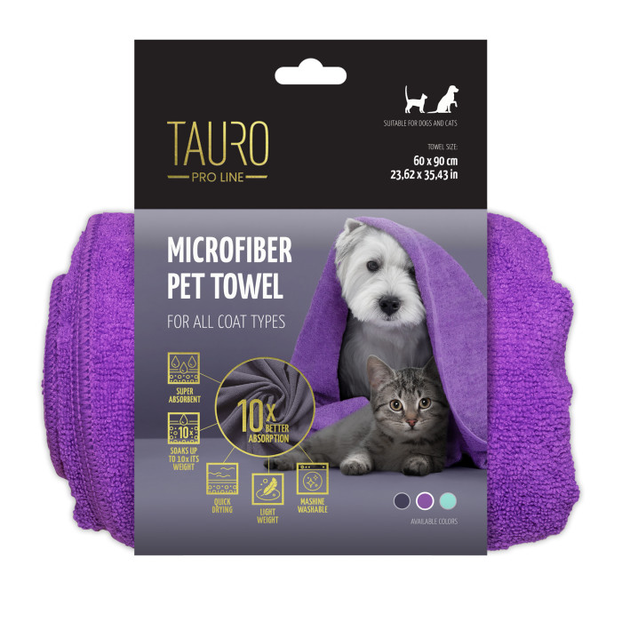 TAURO PRO LINE mikrokiust lemmiklooma rätik 