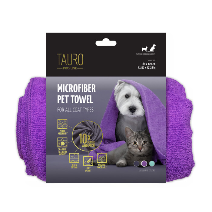TAURO PRO LINE mikrokiust lemmiklooma rätik 